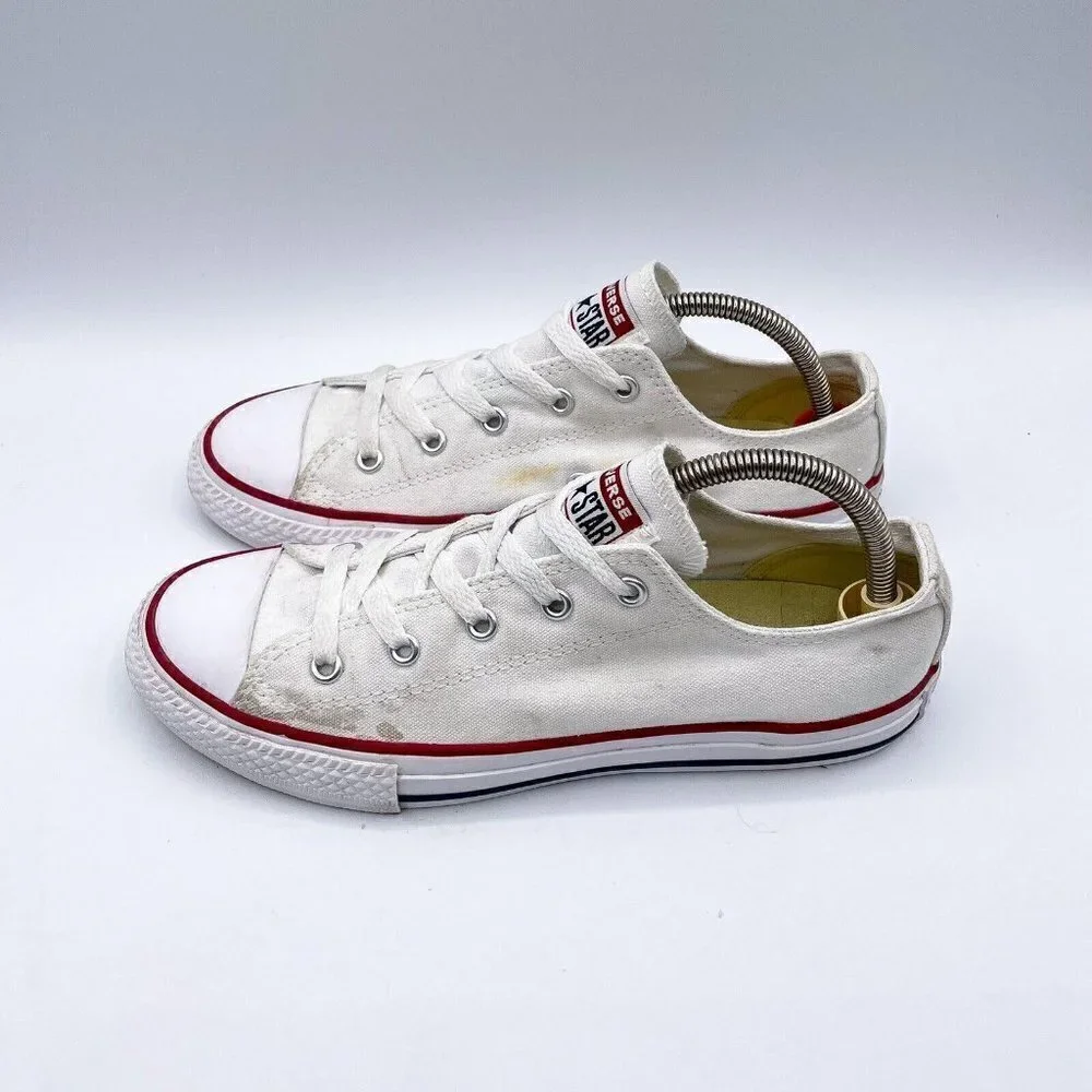 Converse All Star Chuck Taylor Youth Size 3 White Casual Comfort Walking Shoes
